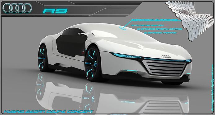 Концепт Audi A9 от Daniel Garcia