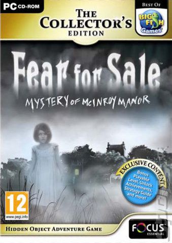 Fear For Sale Mystery Of McInroy Manor Collectors Edition Fear For Sale Mystery Of McInroy Manor Collectors Edition