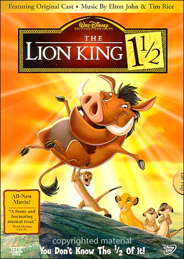   3:   / The Lion King 1 1/2 (  / Bradley Raymond) [2004, , BDRip 720p] DUB + rus sub
