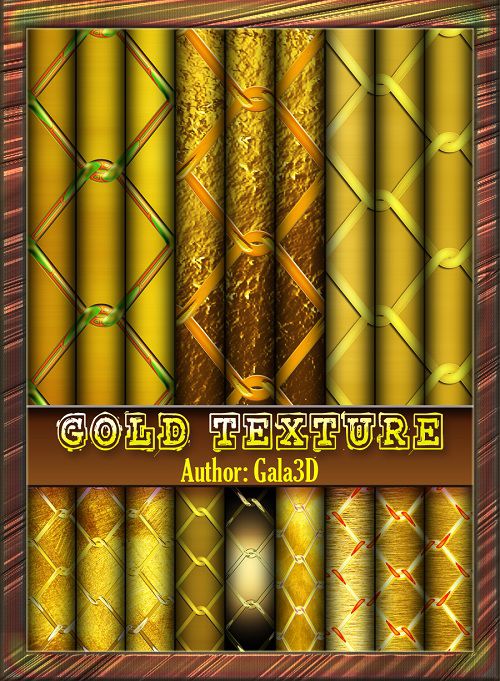 Golden texture in the grid Golden texture in the grid