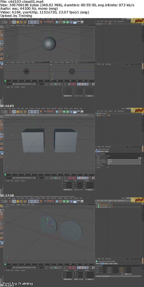 fxphd - C4D103: Introduction to Cinema 4D R14, Part 1 fxphd - C4D103: Introduction to Cinema 4D R14, Part 1