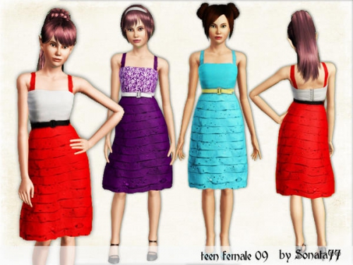 одежда - The Sims 3: Одежда для подростков девушек. - Страница 3 515473a4b2ca29a77b84f01e8c28e227