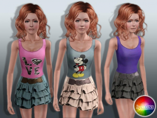 The Sims 3: Одежда для подростков девушек. - Страница 4 182e12539269c14c99808d86114aaffa