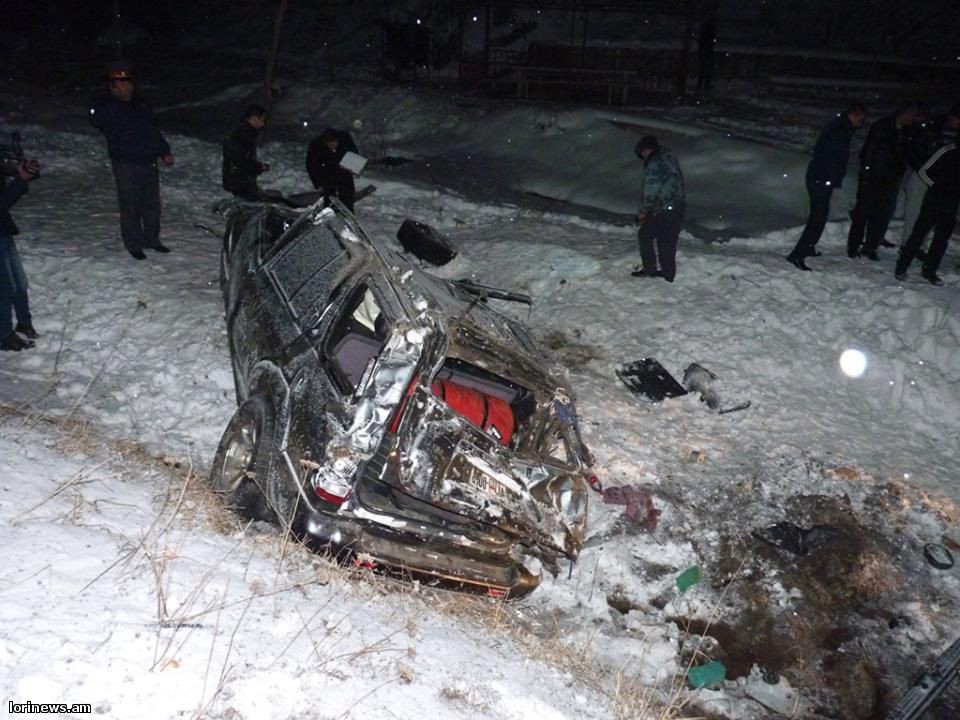 Ողբերգական ավտովթար Լոռիում. կա զոհ և վիրավոր(ֆոտո)