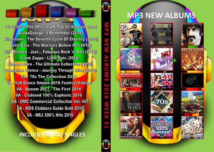 MP3 New Albums Week 51 2016