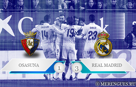 CA Osasuna - Real Madrid C.F. 1:3