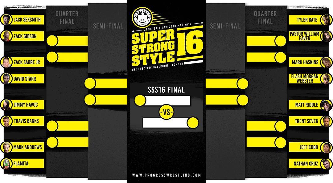 Progress Wrestling. Super Strong Style 16 Tournament