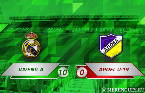 Real Madrid Juvenil A - APOEL F.C. U-19 10:0