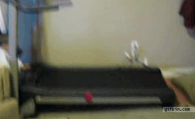 On the treadmill