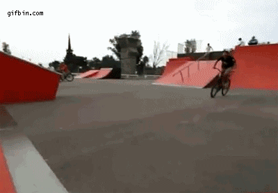 Bike jump fail