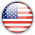 Флаг сша круглый