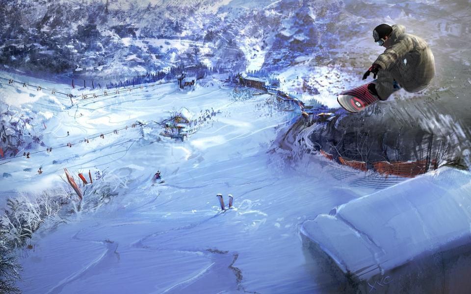 Shaun white snowboarding psp