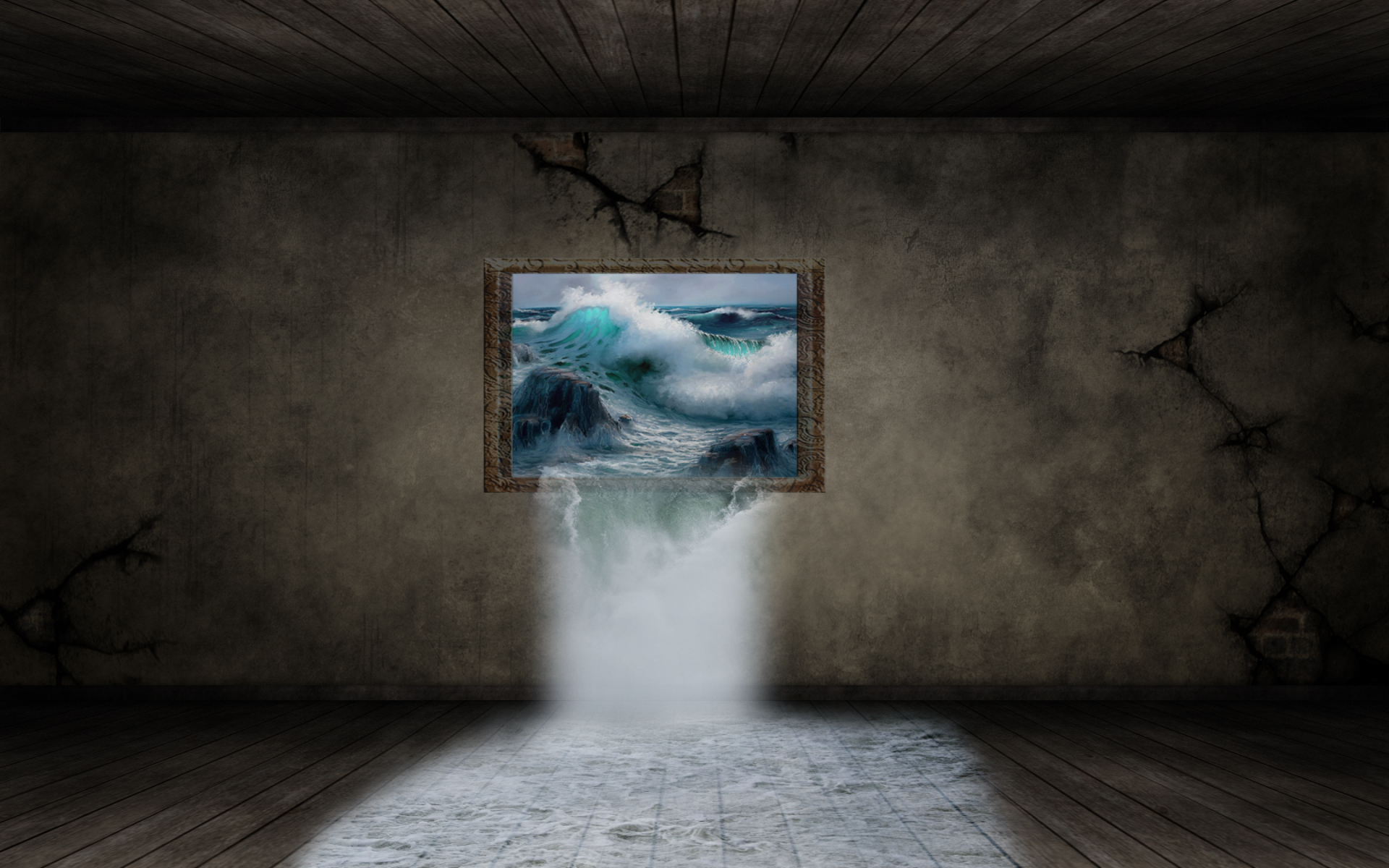 В пустой комнате