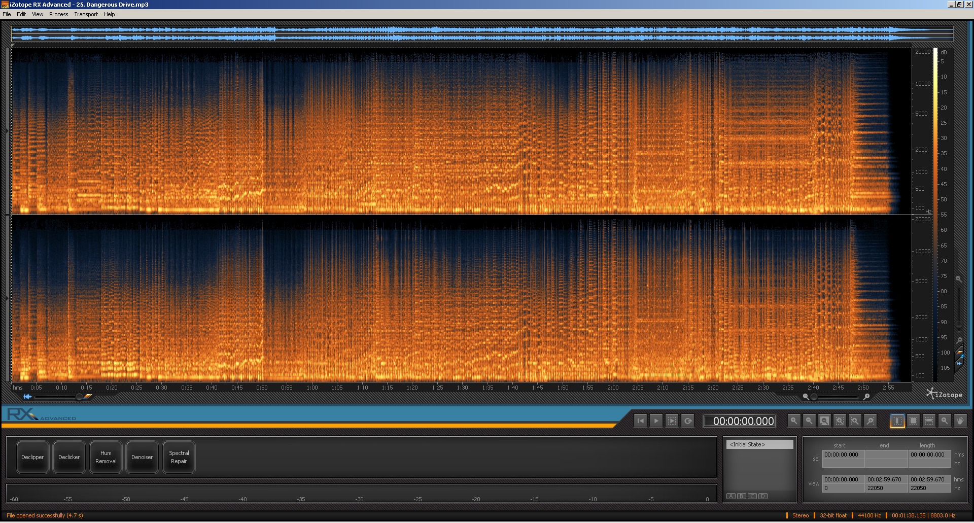 Izotope advanced audio editor