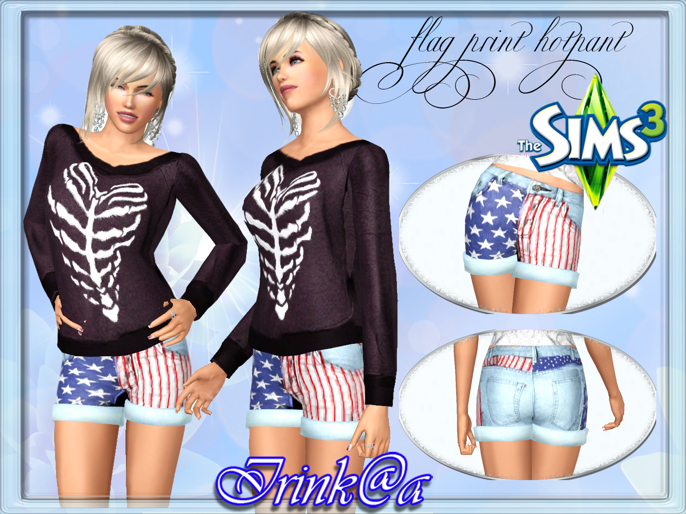 flag print hotpant by Irink@a.png