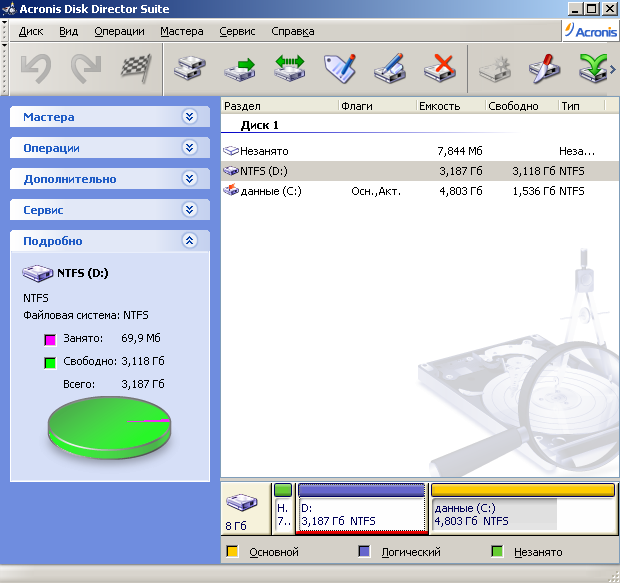 Acronis disk director. Интерфейс Acronis Disk Director. Программа Acronis Disk Director. Acronis Disk Director Suite.