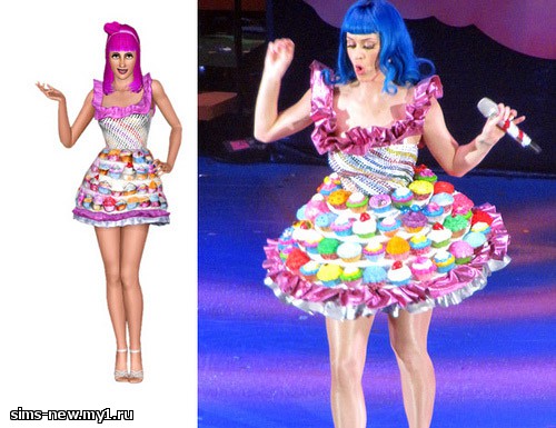 The Sims 3 Sweet Treats vs Real Life Katy Perry-13.jpg