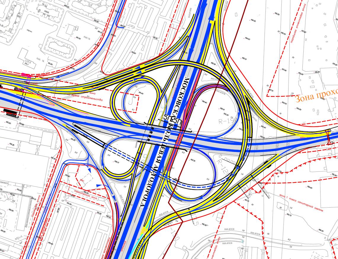 Развязка мкад волоколамское шоссе схема движения