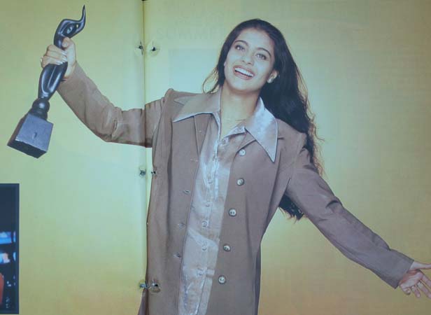 Kajol won The Best Actor award in 1999 for Kuch Kuch Hota Hai.jpg