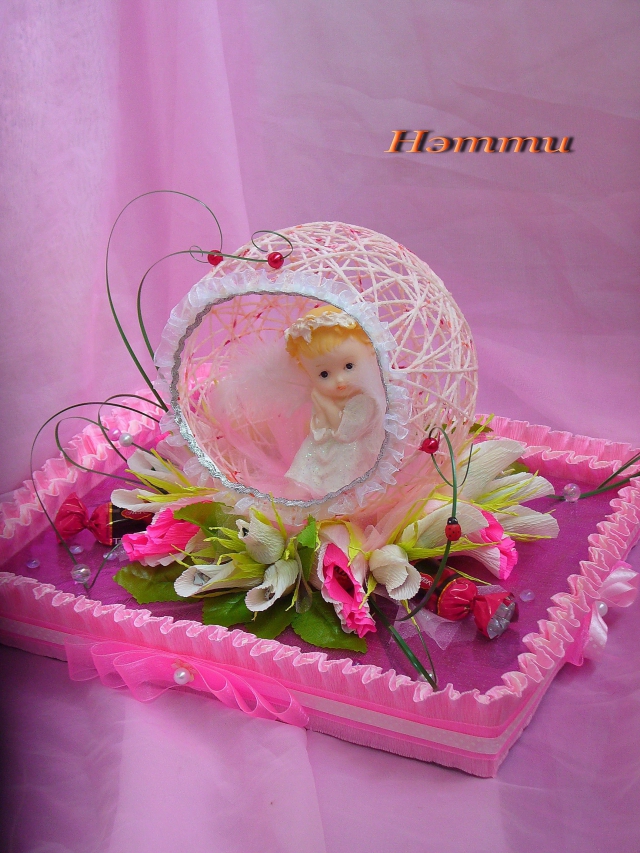 Букеты для новорожденных