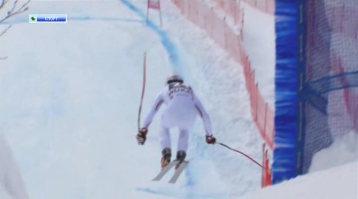 Горнолыжный спорт  Кубок мира  Этап в Италии  Женщины  Скоростной спуск  НТВ+.avi_20140119_110205.31