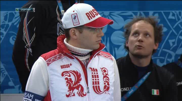 XXII Зимние Олимпийские Игры 2014  Шорт-трек  Мужчины  1500 метров  Финал  Награждение  НТВ+.avi_201