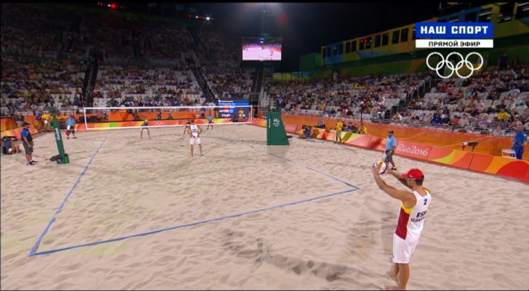 XXXI Летние Олимпийские Игры 2016  Пляжный волейбол  Мужчины  Группа F  1-й тур  Испания - Австрия  Матч! Наш Спорт.ts_20160807_152837.578.jpg