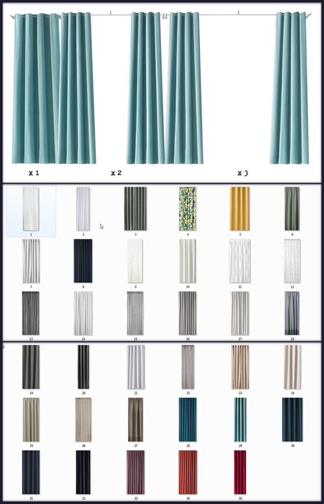 Ikea Living decor - Viikiita curtains.jpg