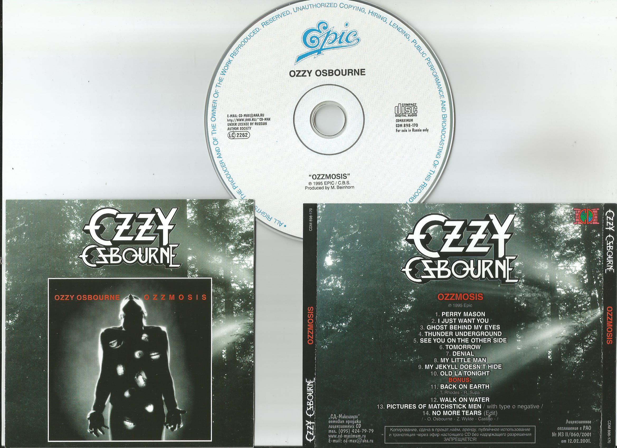 Ozzy osbourne what you want. Ozzy Osbourne 1995. Ozzy Osbourne Ozzmosis 1995. Ozzy Osbourne Ozzmosis (Japanese, SRCS 7776). Ozzy Osbourne Ozzmosis обложка.