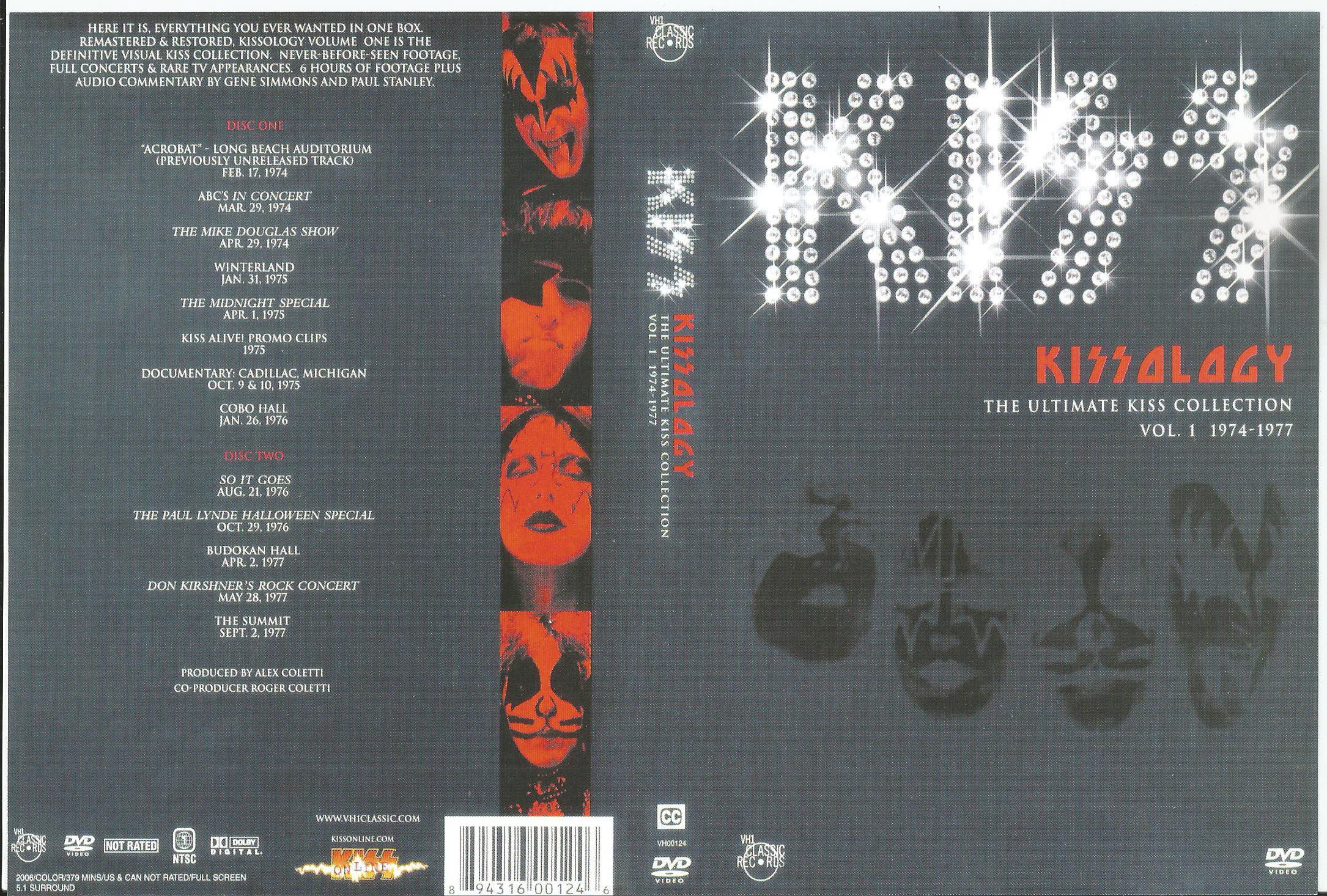 Albúm Kissology the ultimate kiss collection vol 1 1974 1977 de Kiss en