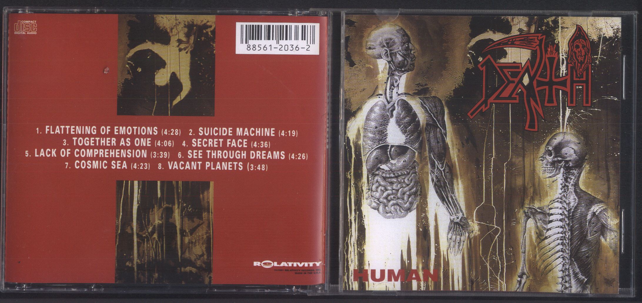 Human death. Death группа Human альбом 1991.