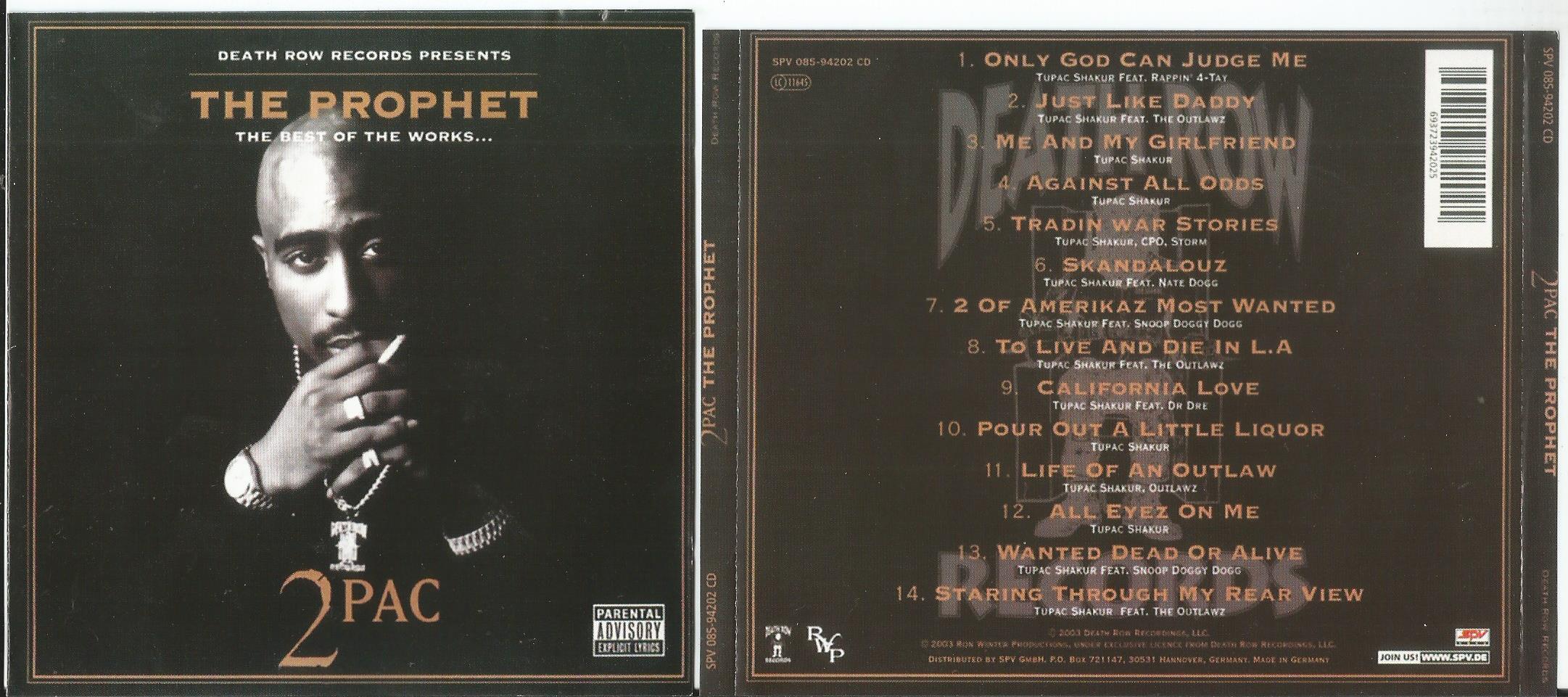 2PAC - THE PROPHET - CD