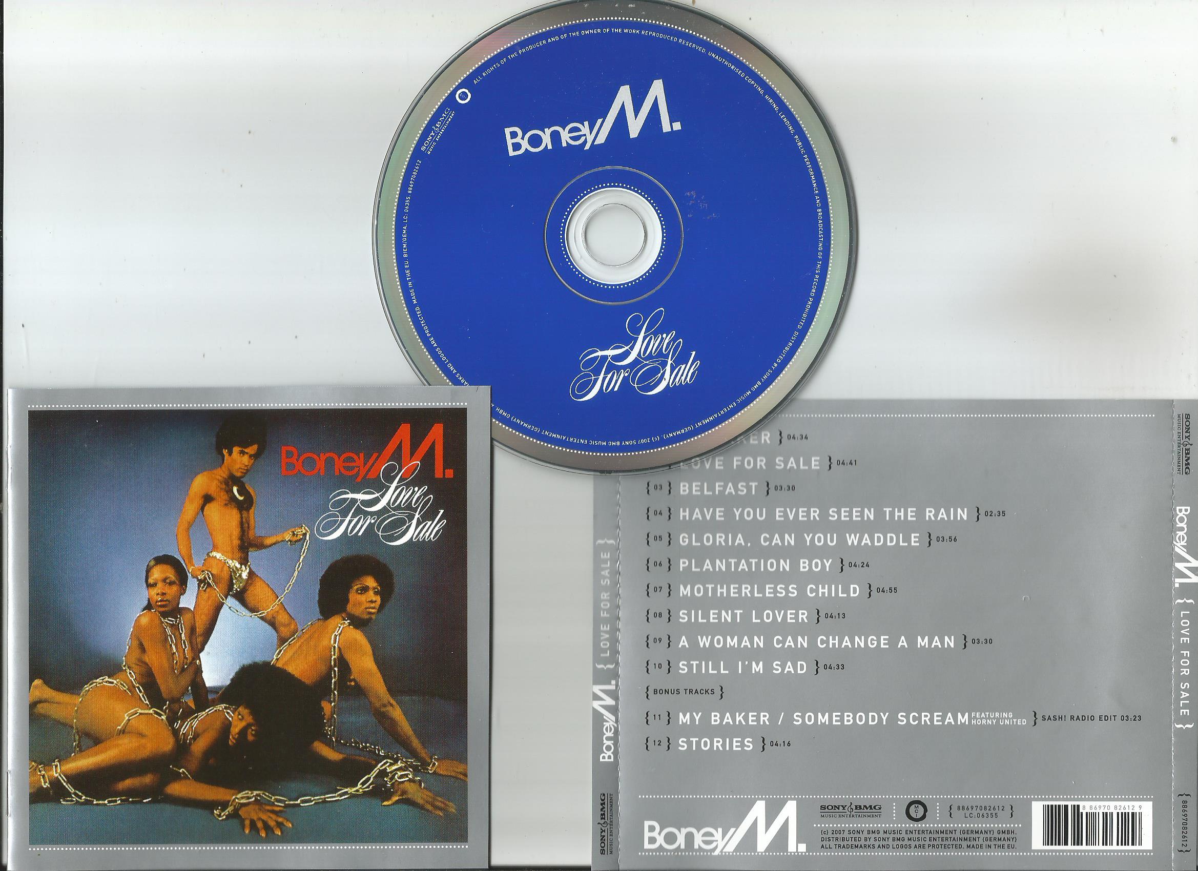 Album Love for sale de Boney M sur CDandLP