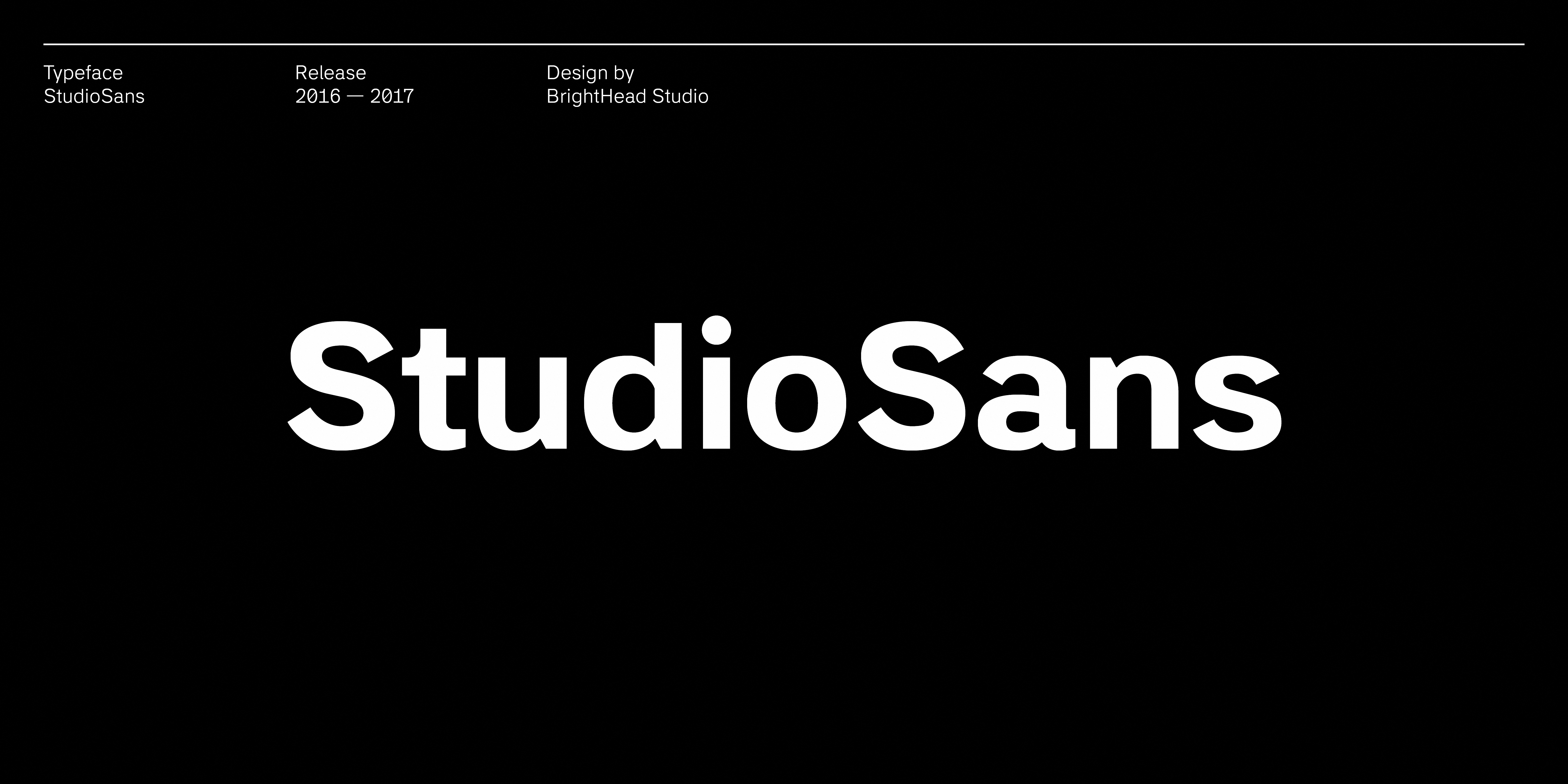 Шрифт Studio Sans