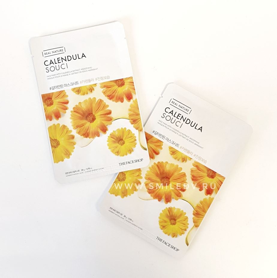 Тканевые маски для лица фирмы. Isntree тканевая маска Calendula Poreless face Fit Mask состав. Тканевая маска для лица the face shop календула. Маска для лица с календулой. Тканевая маска для лица мокап.