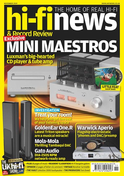 Hi-Fi News - November 2019