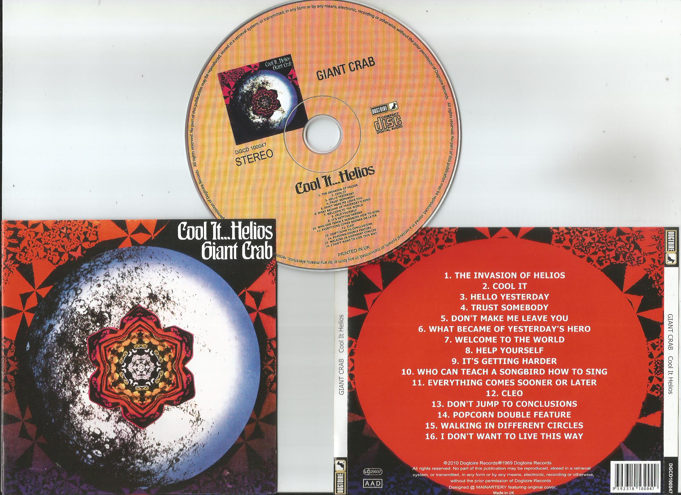 GIANT CRAB Cool It...Helios