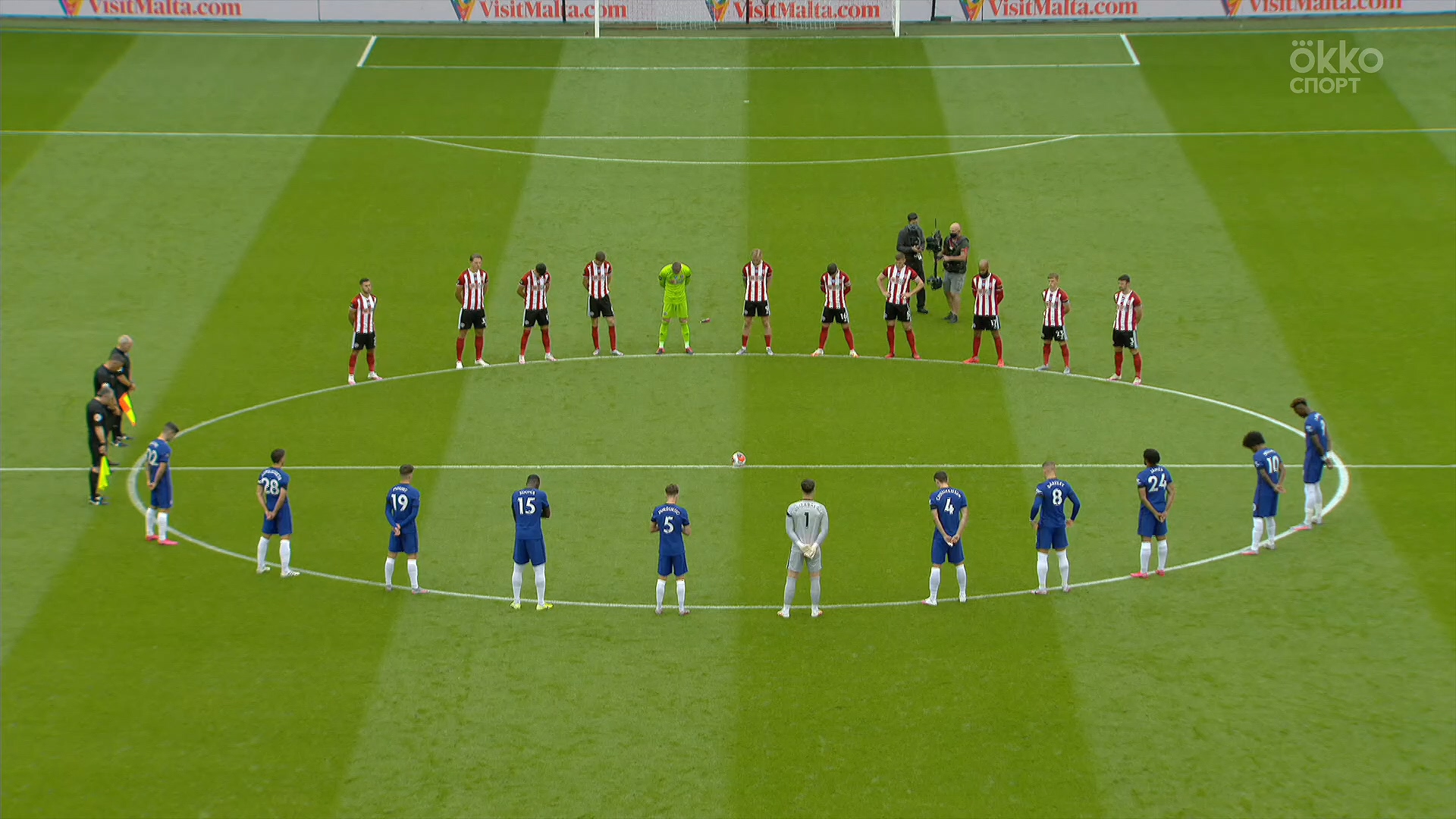 Чемпионат Англии 2019-2020 35-й тур Шеффилд Юнайтед - Челси Okko Спорт.mkv_20200712_150419.432.jpg