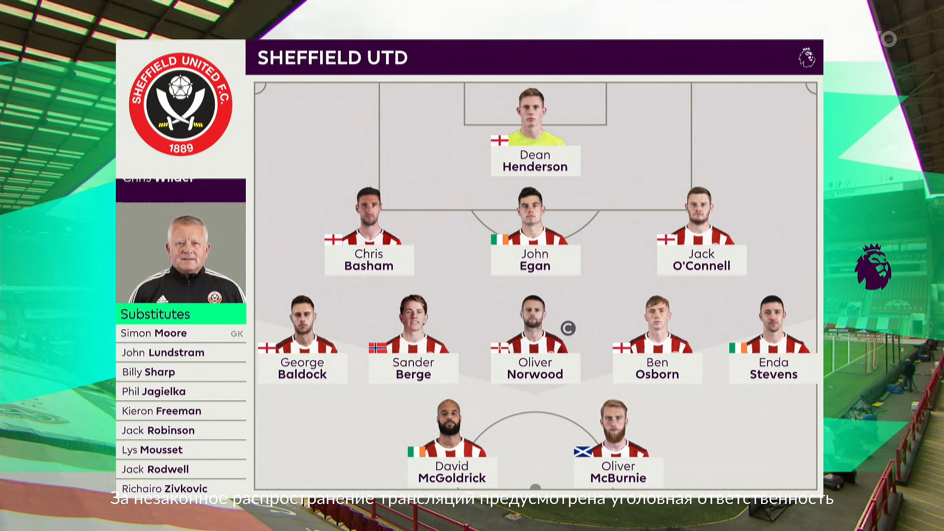 Чемпионат Англии 2019-2020 35-й тур Шеффилд Юнайтед - Челси Okko Спорт.mkv_20200712_150405.881.jpg