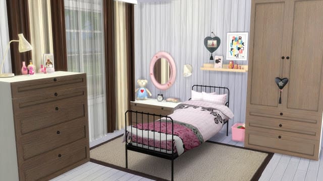 Шикарная детская комната IKEA от natatanec для Симс 4
