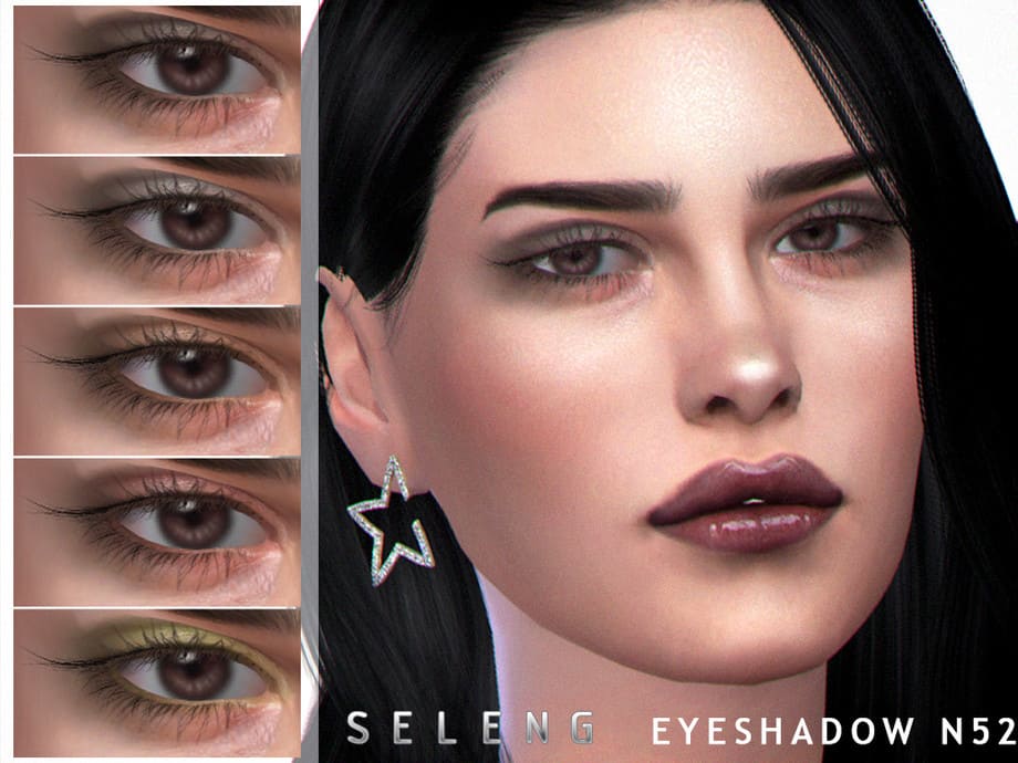 Тени Eyeshadow N52 от Seleng для Симс 4