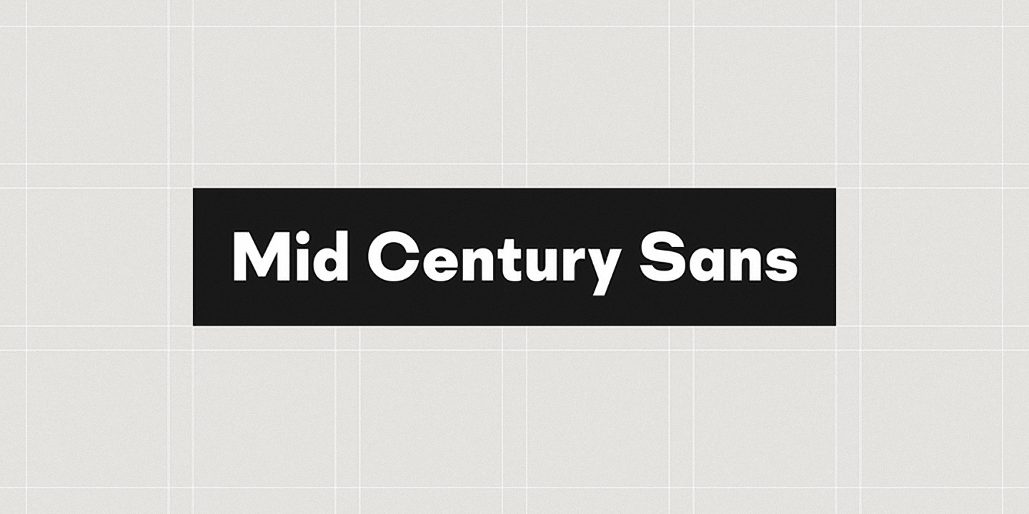 Шрифт Mid Century Sans