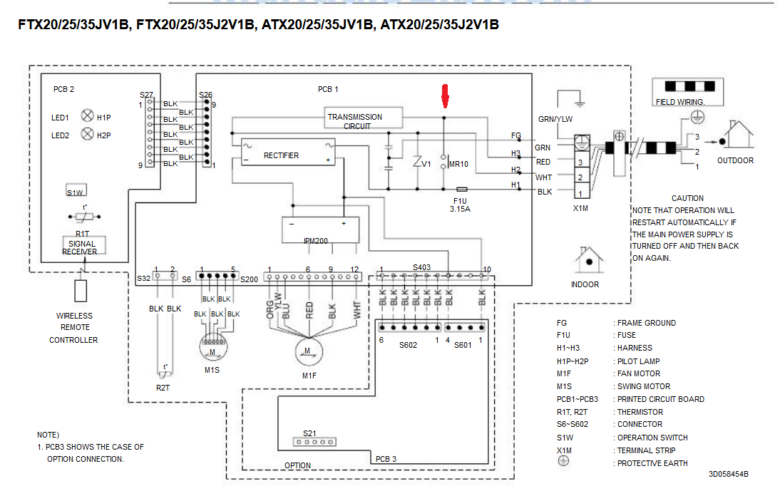 M526f2jv1 схема плата кондиционера