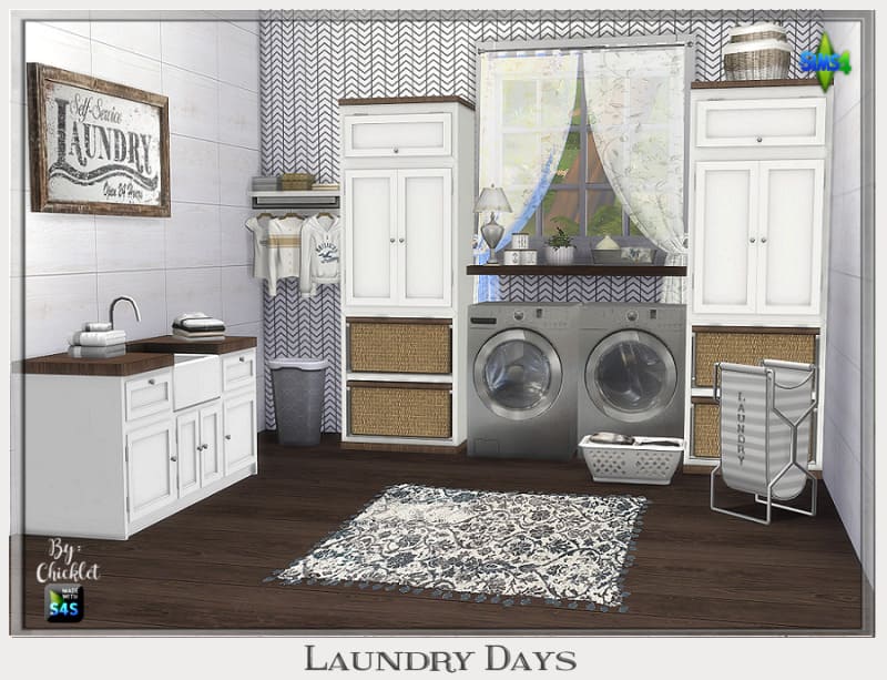 Laundry Days от Chicklet для Симс 4