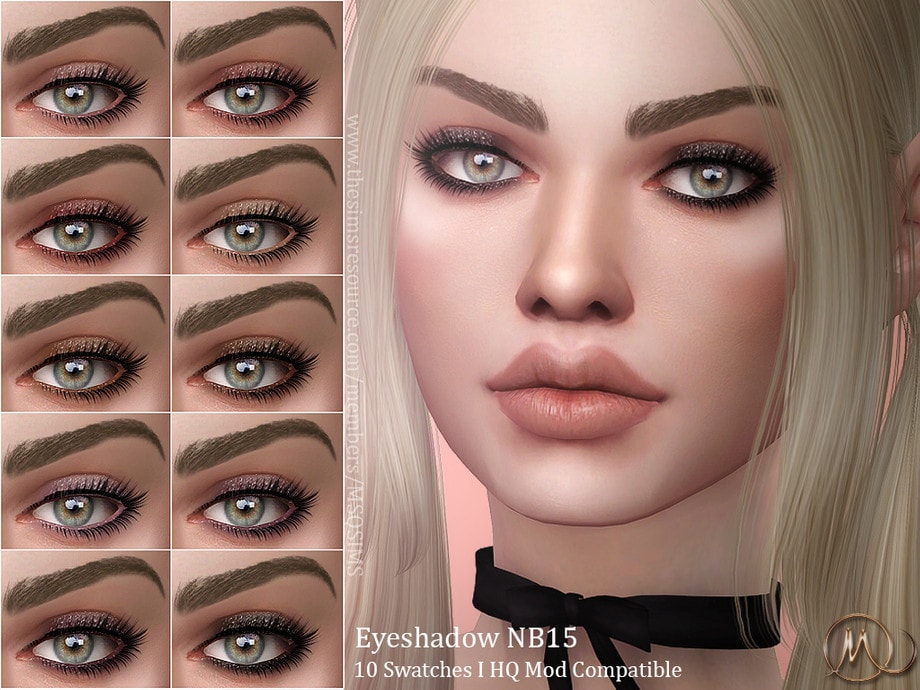 Тени Eyeshadow NB15  от MSQSIMS для Симс 4