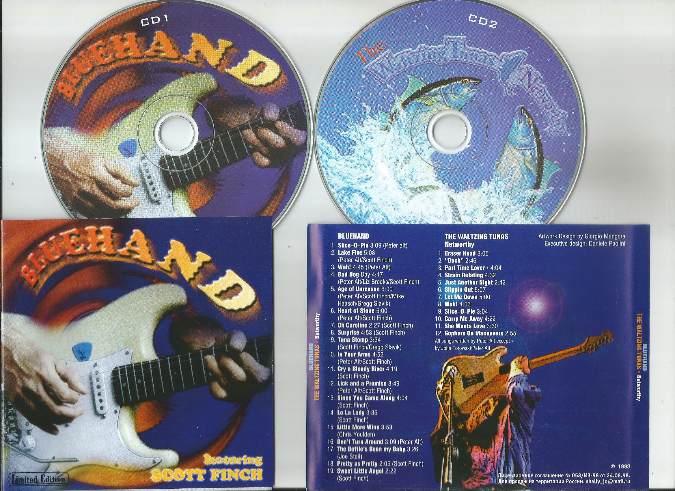 BLUEHAND The Waltzing Tunas Featuring Scott Finch - Bluehand/Networthy