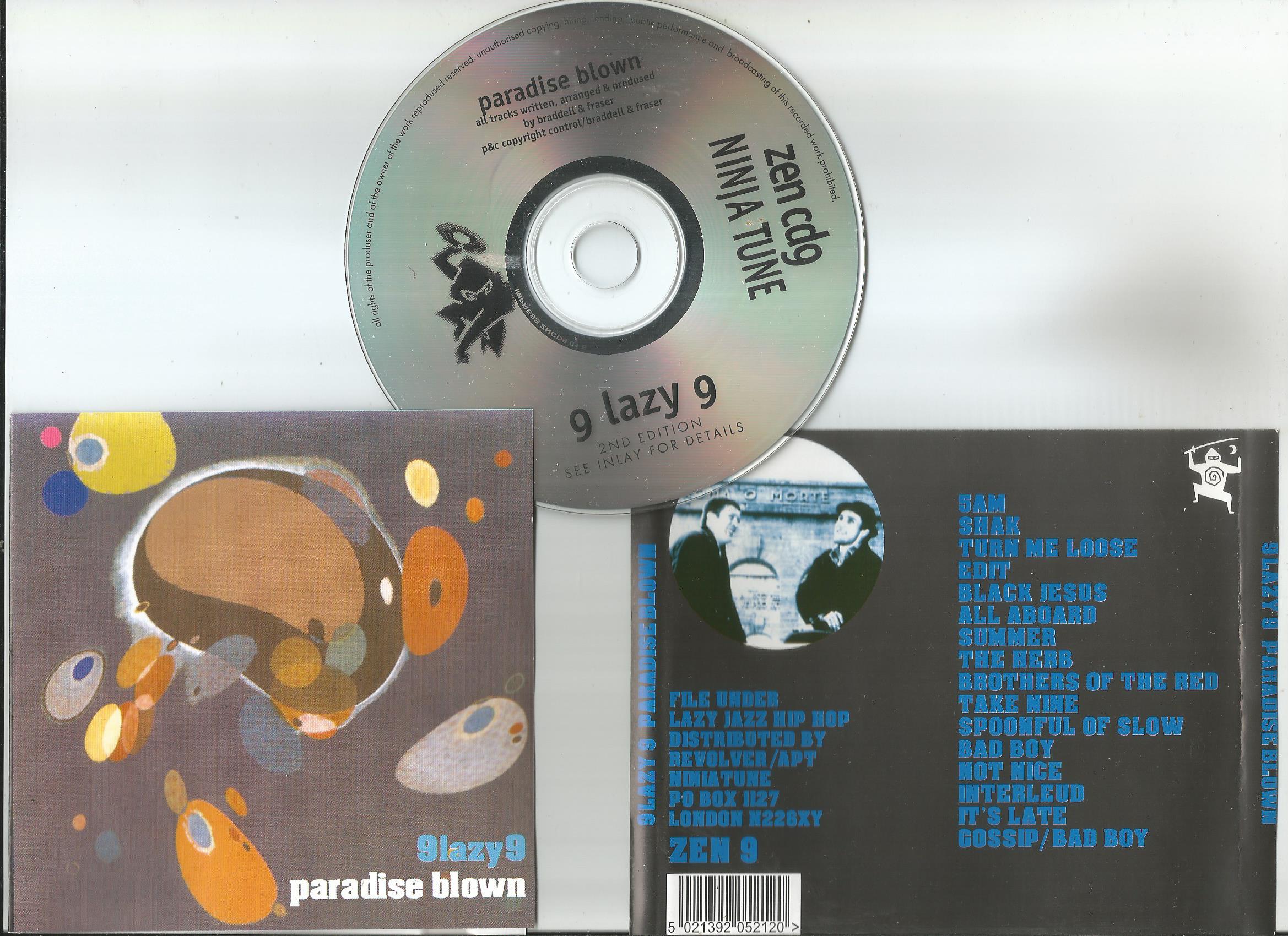 9  Lazy 9 Paradise Blown