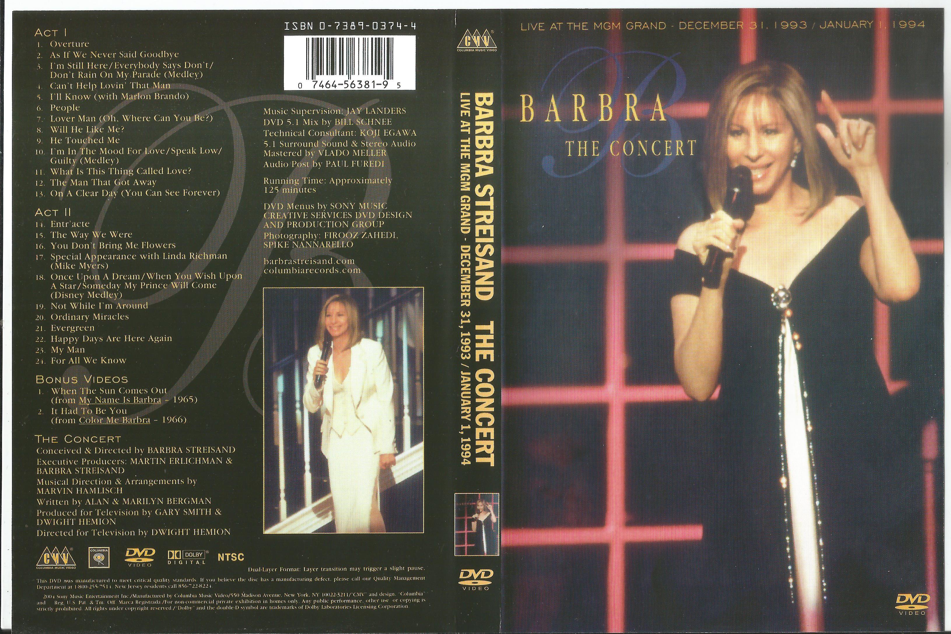 Барбра Стрейзанд 1977. Barbra Streisand - the Concert Tour (1994). Брайан Адамс и Барбара Стрейзанд. Barbra Streisand Live in Concert 2006.