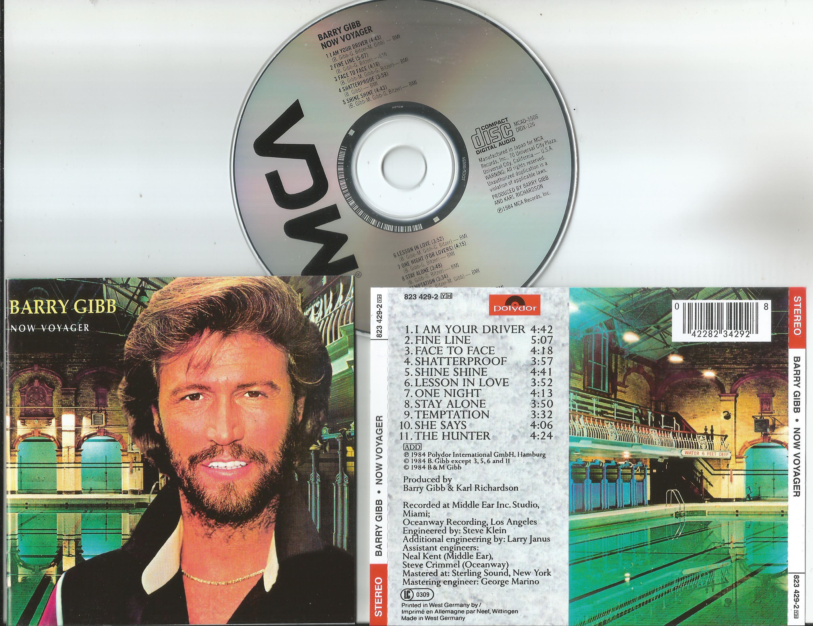 Barry Gibb Now Voyager Vinyl Records Lp Cd On Cdandlp 3376