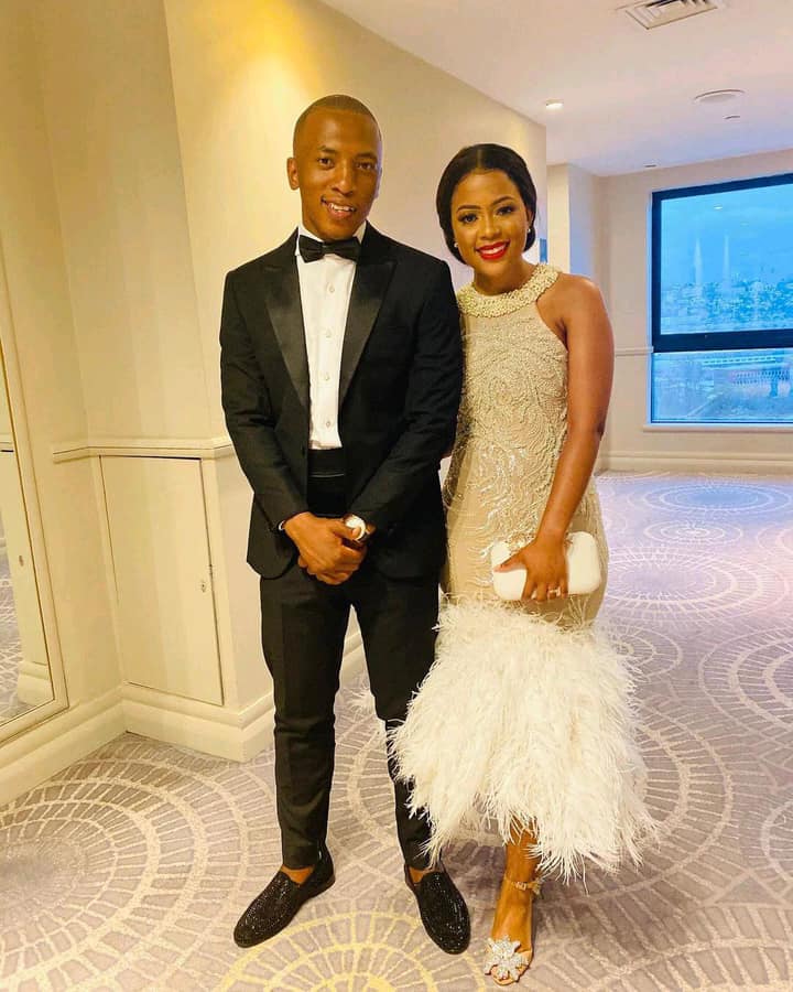 Dumi Mkokstad and wife left fans with cute photo . - Styles 7